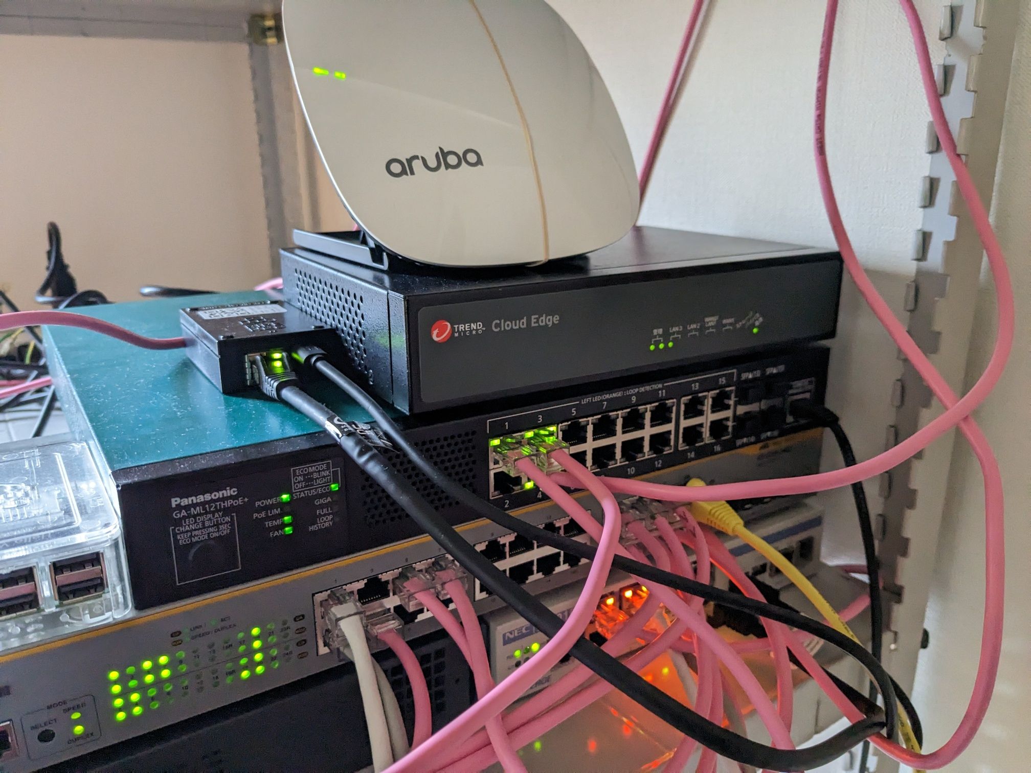 設置されたGA-ML12THPoE+